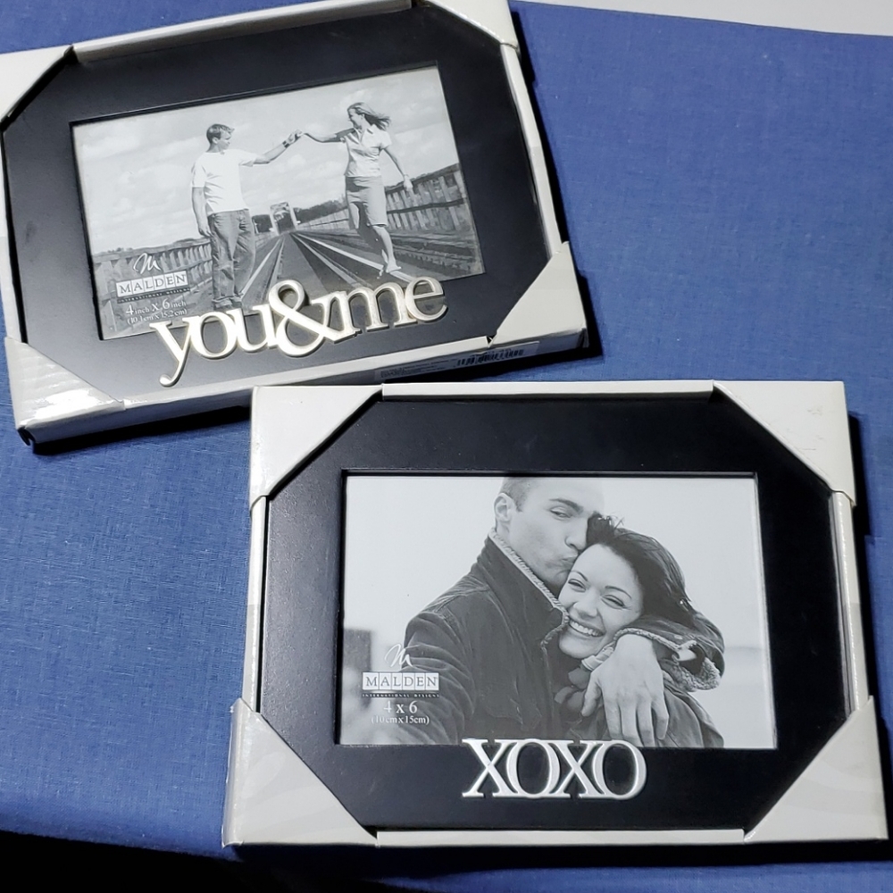 Two 4x6 picture frames.
